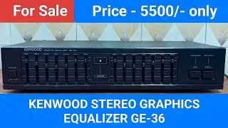 KENWOOD STEREO GRAPHICS EQUALIZER GE-36 Nice Sound Quality Contact number - 8750424840