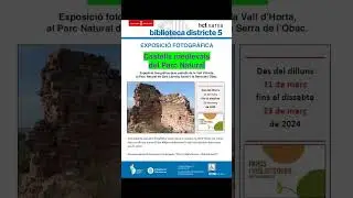 Activitats Biblioteca Districte 5 de Terrassa 18-23 de mar&ccedil; de 2024