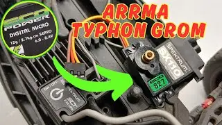 Arrma Typhon Grom BLX Servo Replacement - Eco Power Servo  #arrmagrom #arrma