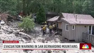 Cleanups begin in San Bernardino County after destructive mudslides