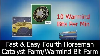 Fast & Easy Fourth Horseman Catalyst Farm & Warmind Bit Farm - 10+ Warmind Bits a Minute | Destiny 2