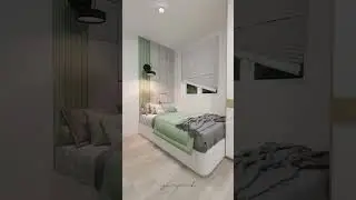 Kamar Nuansa Hijau Yang Jadi Impian Para Cewek, Interiornya Lengkap