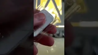 Cutting a silver bar from its factory sealed packaging! #preciousmetals #silver #silverbars