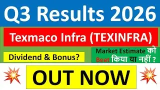 Texmaco Infra q3 results 2026 | TEXINFRA q3 results today |Texmaco Infra Share News | TEXINFRA Share