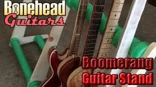Building A Large Boomerang Guitar Stand