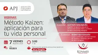 Webinar: Método Kaizen: aplicación para tu vida personal