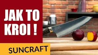 Jak kroi się japońskim nożem Gyutoh Suncraft Elegancia? Sprawdź, co potrafi