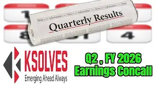 KSolves India Earnings Concall Q2 FY 2026, KSolves Share latest news, KSolves India Share, KSolves