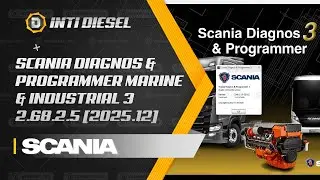 Instalación de SCANIA DIAGNOS & PROGRAMMER MARINE & INDUSTRIAL 3 2.68.2.5 [2025.12]