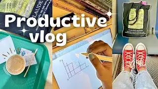 Productive vlog 🎀 💻 | 𝐜𝐡𝐚𝐩𝐭𝐞𝐫 𝟐𝟐 | studying for finals, productive days