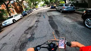 Biking Through Chicago's Busy Streets: Food Delivery Adventures