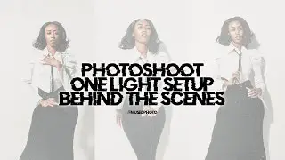 One-Light High-Key Fashion Lighting | Behind the Scenes Photography