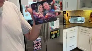 Musical Fridge Magnet with Custom Picture Review & Unboxing    4K