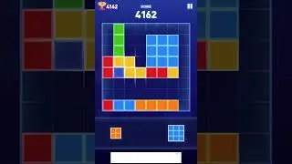 playing block puzzle for 7 minutes and 22 seconds