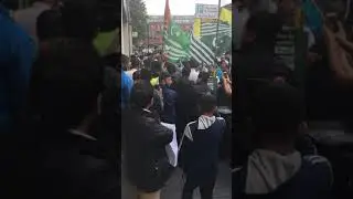 British Kashmiri community in Birmingham Expressed solidarity with Indian Occupied Kashmir