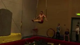 Gymnastics Session 1 - Olly Lloyd training for The UK stunt register.