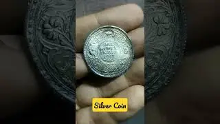 One Rupee British India Silver coin, Year 1917. @numismaticworld
