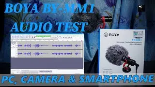 BOYA BY-MM1 - Best Universal Cardioid Microphone Untuk Smartphone, Camera, PC. 🎤 Audio Test (BM)  🇲🇾