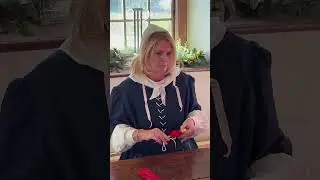 Beeswax Candle Making in Old Salem #oldfashioned #christmastraditions