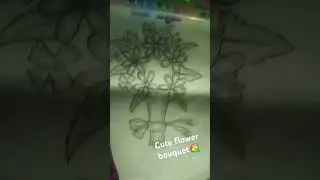 flowers bouquet💐💐#boutique #edit #sketch #artist