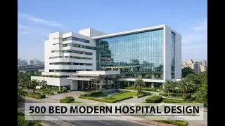 500 Bed Modern Hospital Design | Multi-Specialty Healthcare Campus | Modern Hospial Architecture
