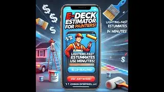 The EASIEST Way to Estimate Painting Jobs! E-Deck Estimator for Painters (Mobile-Friendly)