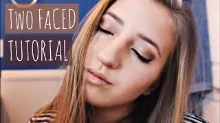 NATURAL EYES FASHION TUTORIAL (Two Faced) | Julia Rome