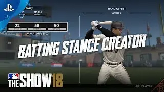 MLB The Show 18 - Gamestop Monday: Batting Stance Creator | PS4