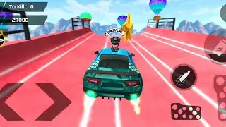 Car Stunts Mega Ramp Shooting Game - Free Car Stunt Games 3D - Android Gameplay