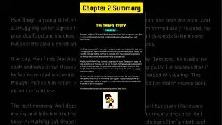 The Thief&rsquo;s Story Summary 