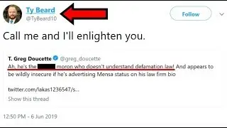 Greg Doucette Goes After Ty Beard (Vic Mignogna's Lawyer)