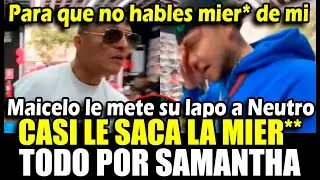 Maicelo le mete su lapo a Streamer que salió con Samantha Batallanos y le manda tremenda advertencia