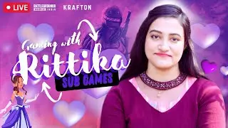 BGMI LIVE Girl Gaming with Facecam Rush Games ❤️ Teamcode #custom #bgmi #bgmilive #pubgmobile #bgis