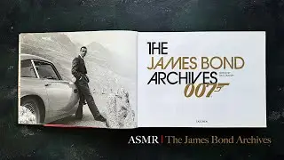 ASMR | Flipping Through The James Bond Archives: 007 (TASCHEN) | POV + Top View