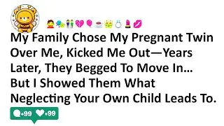 My Family Chose My Pregnant Twin Over Me, Kicked Me Out—Years Later, They Begged To Move In…