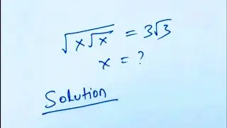Square Root Algebra Math Simplification Equation Number 45 || Algebra  Math Simplification