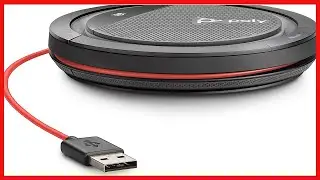 Poly - Calisto 3200 Wired Speakerphone (Plantronics) - Personal Portable Speakerphone for Conference