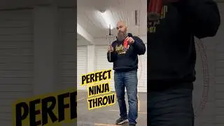 World Champion Knife Thrower - With a Perfect Sai Throw!
