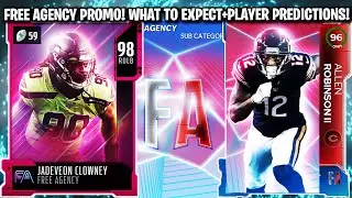 FREE AGENCY PROMO! WHAT TO EXPECT AND PLAYER PREDICTIONS! | MADDEN 22 ULTIMATE TEAM