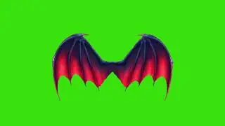 BAT WINGS TEMPLATE || FREE GREEN SCREEN VIDEO