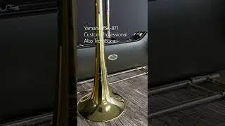 Excited to now have these in stock! Yamaha Model YSL-871 Custom Professional #altotrombone 🎶