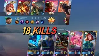 18 KILLS GLOBAL CLINT #mobilelegends #mlbb #clintsavage #clint #mlbbhighlights 