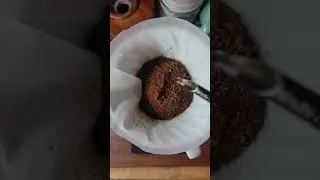 Smell this peach coffee!