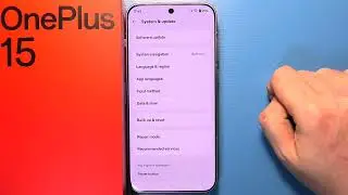 OnePlus 15 &mdash; как сделать сброс настроек к заводским