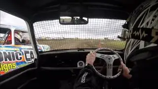 Autograss class 1 Scunthorpe 27.03.16 onboard Morgan Bailey