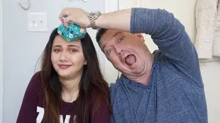 DAD DOES MY MAKEUP | HelloHaley