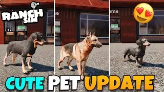 FINALLY NEW CUTE ANIMALS PET UPDATE😍 | RANCH SIMULATOR LIVE | FLYNN GAMERZ