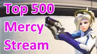 Competitive top 500 support Overwatch player in ranked masters GM smurf account battle mercy