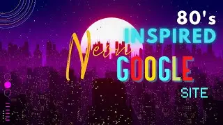Neon Google Site Website | With Animations