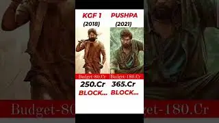KGF 1 Vs PUSHPA movie comparison ll box office collection